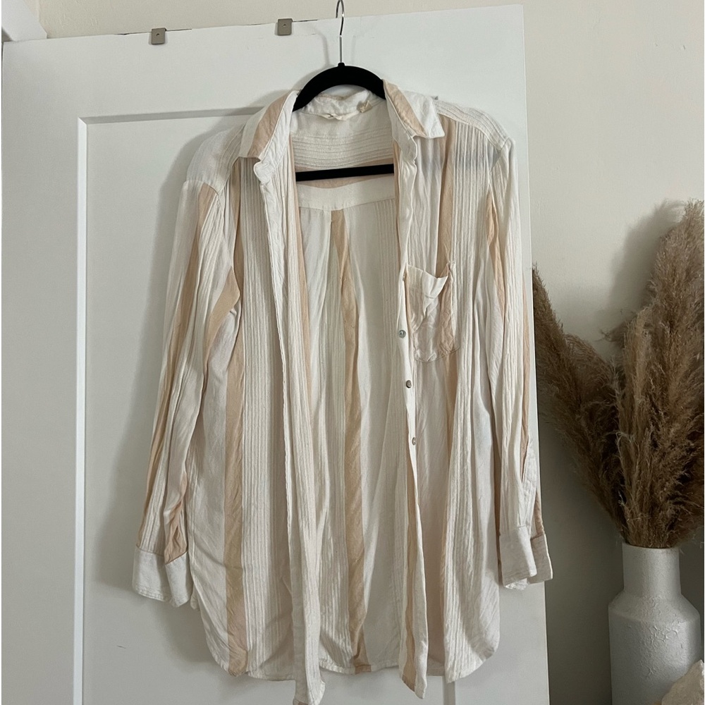 Billabong Sincerely Jules Button Up Tunic - Size … - image 4